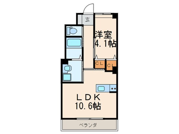 Blue cosmoの物件間取画像